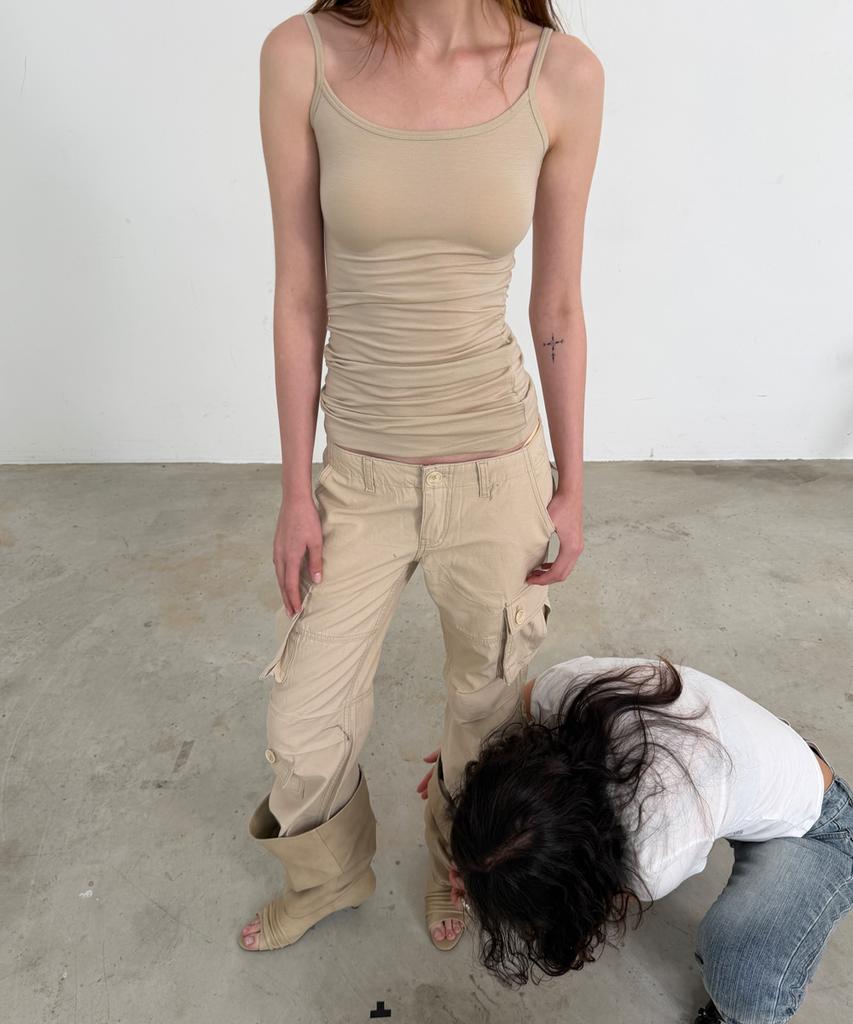 ODOR Range Cargo Pants - Beige