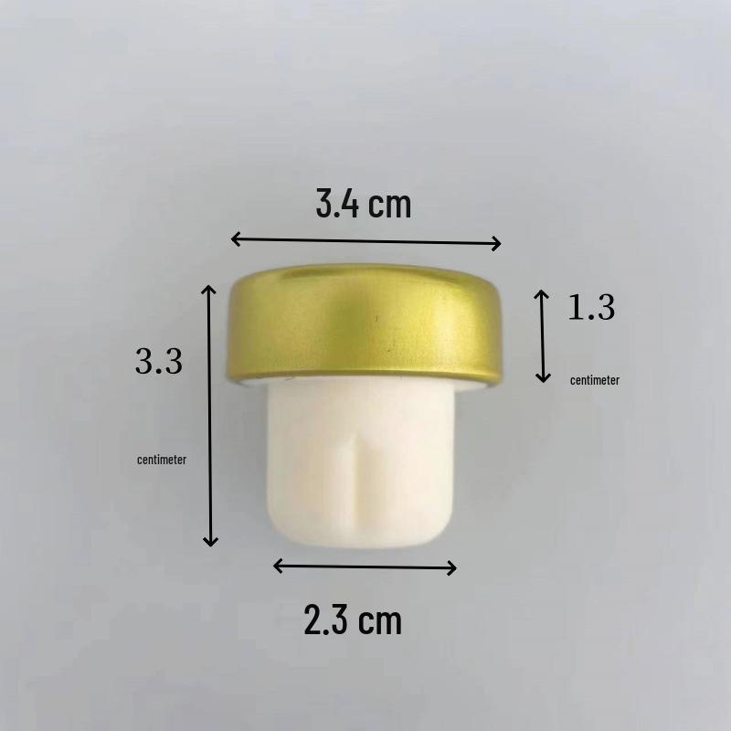 Universal Silicone Wine Bottle Stopper - T-shaped Cap for Red, White, and Champagne Wine.