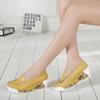 Thick Soled Spring and Autumn Single Shoes with Sloping Heels for Women