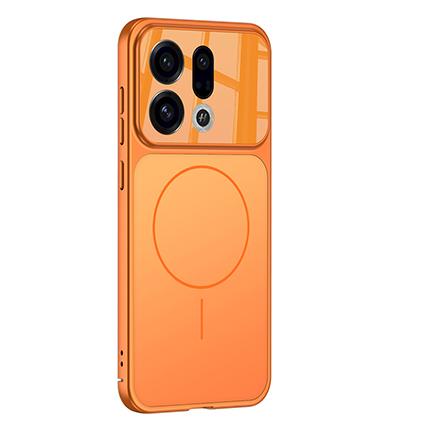 AG Matte for Magsafe Bumper Phone Case For OPPO Find X9 Pro X9pro Shockproof Magnetic Wireless Charging Phone Cover