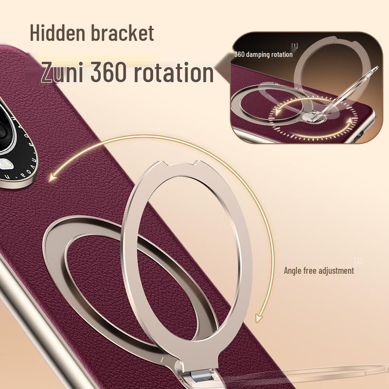 Huawei Nova 14 Pro/Ultra Anti-Drop Leather Phone Case with Magnetic Stand