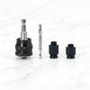 Hole Saw Arbor Quick Change Hole Saw Mandrel with Drill Bit and 2Pcs Connector for Woodworking