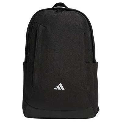 Fashion Versatile Zipper Closure Brand Logo Polyester Medium Backpack Unisex Backpack Black JN9622