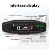Universal Digital Meters Instrument New Motorcycle Speedometer Oil Gauge Tachometer Cluster Turn Signal Light Indicator