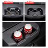 For Toyota Sequoia 2024 2025 Cup Holder Storage Tray Shock-Absorbing Central Armrest Cup Box TPE Tidying