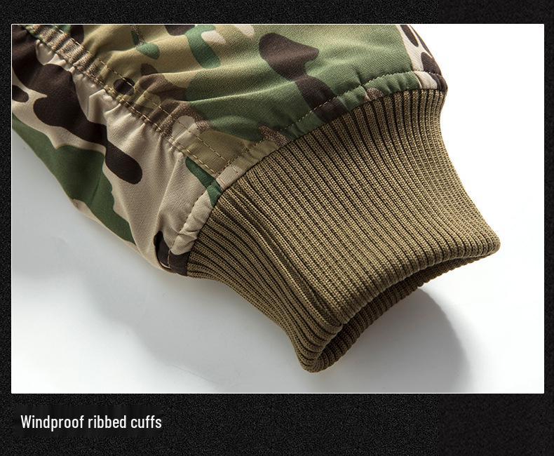 Herfst Winter Tactische Bomberjack met Opstaande Kraag – Geïnspireerd op Luchtmacht Piloten Baseball Uniform