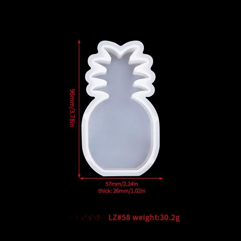 Silikonform für Kerzen in Obstform, Apfel-, Birnen- und Erdbeerform, Gießharz, Gips, Kerzen, Seifenformen, Wachsherstellung, Heimdekoration