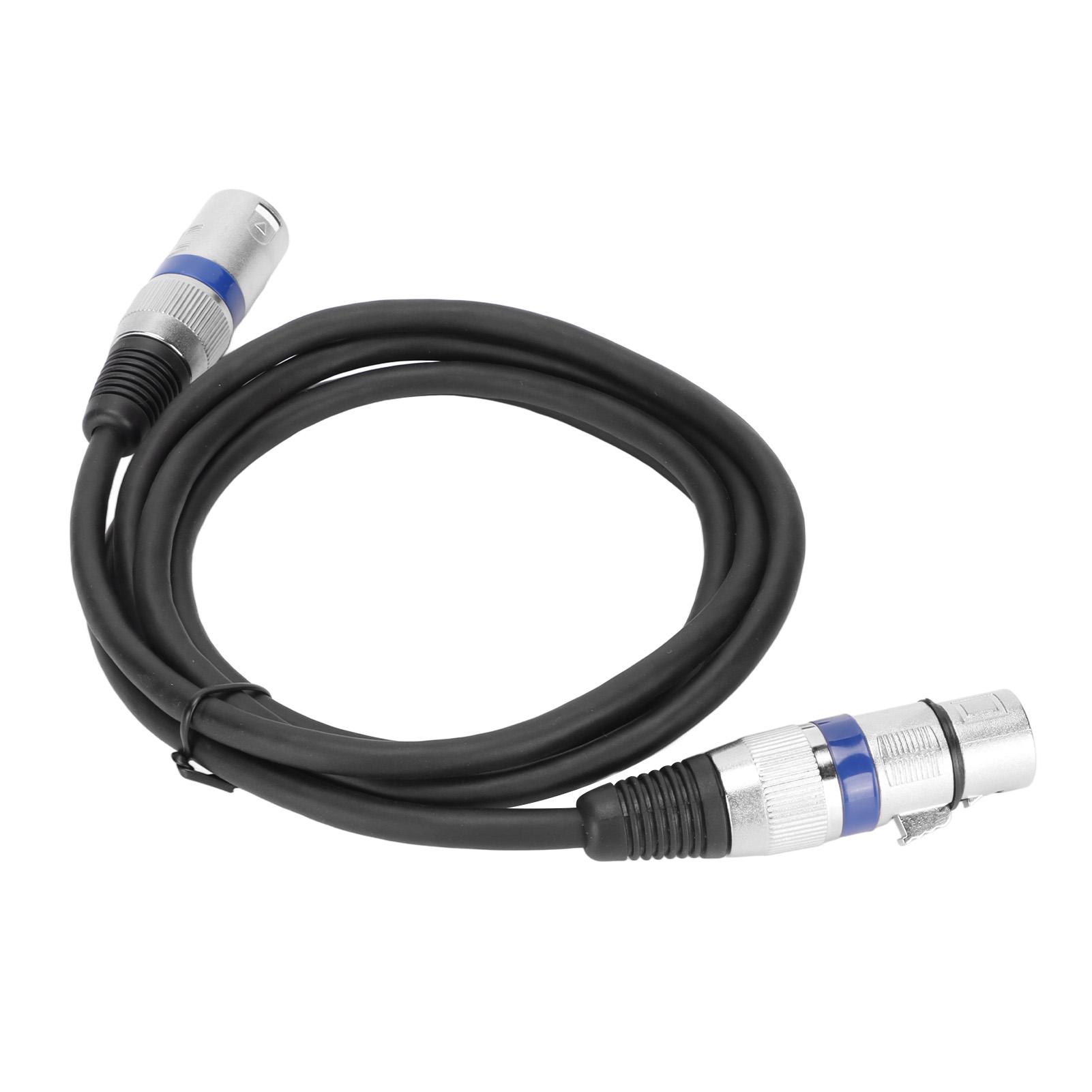 

XLR Male to Female Microphone Cable Lossless Low Noise 3 Pin XLR Male to XLR Female Cable for Microphones Speakers
