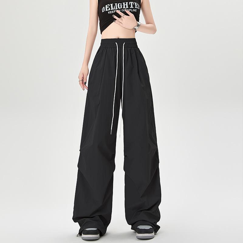 Work Pants for Women Loose and Slim and Versatile New Summer Thin Quick-drying and Drape Casual Pants Sports Pants