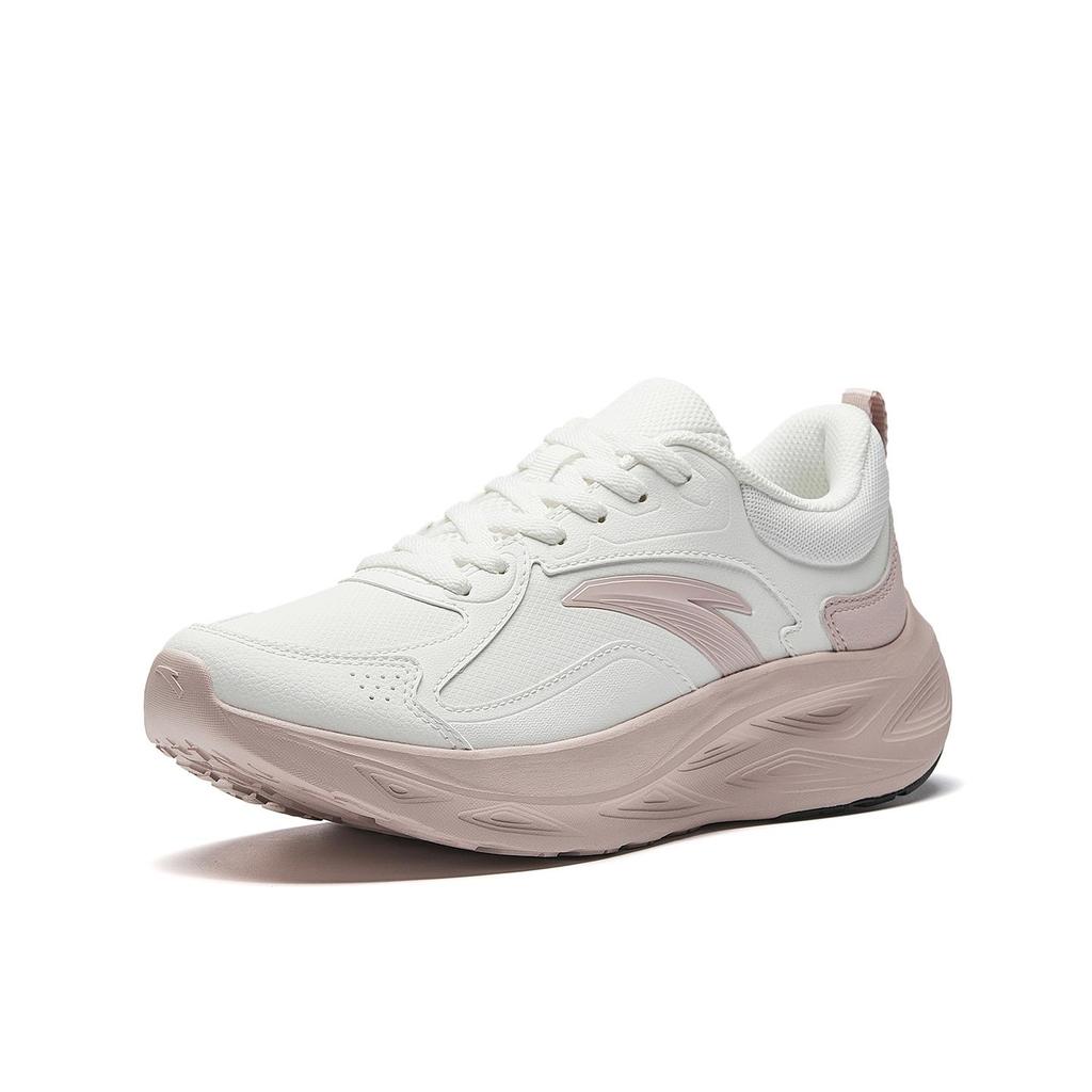Anta Running Series Cushioned Running Shoes Women White Purple 922545531-5
