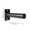 Exercise Disc Storage Peg LargeHole WallMounted Holder Black Metal