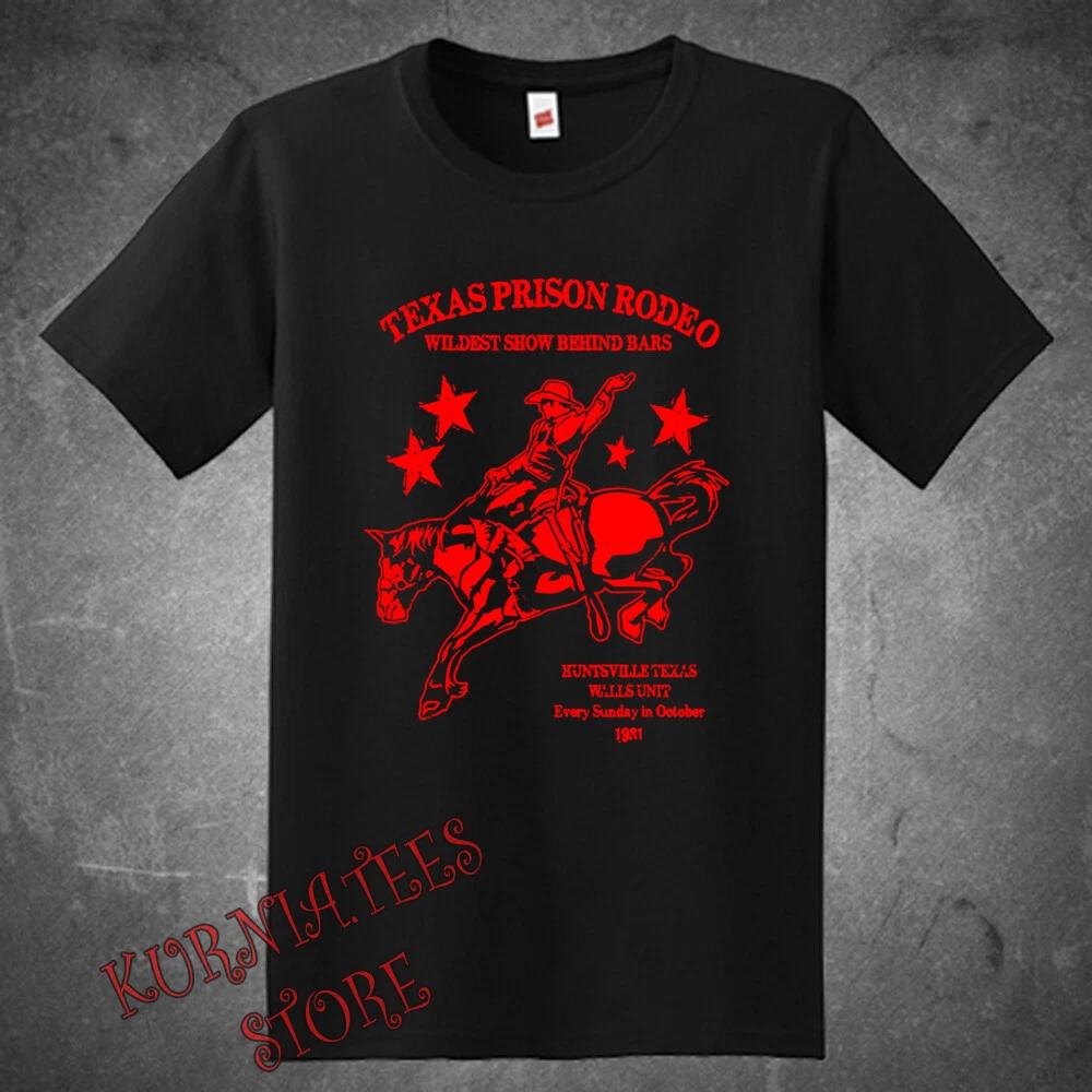 Men s and Women s T-shirts Texas Prison Rodeo Show 1981 XXXL