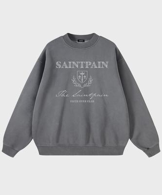 SAINTPAIN Sp Heritage Pigment Oversized Sweatshirt Charcoal
