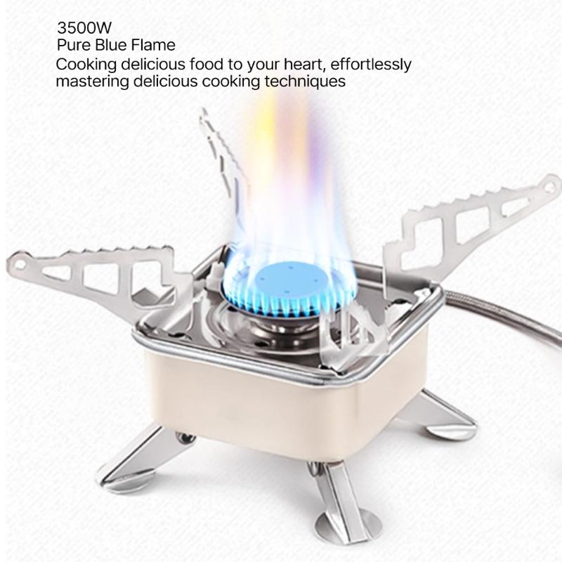 Outgoor Wind Proof Gas Stove Foldable Burners for Outdoor Camping Hiking Picnics