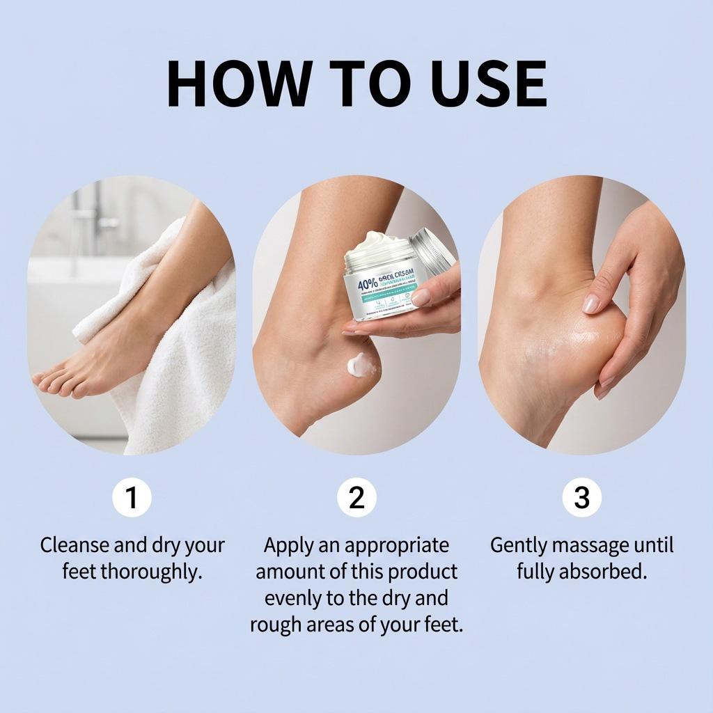 Moisturizing Foot Care Cream - Gentle Moisturization And Hydration For Soft And Smooth Feet Skin