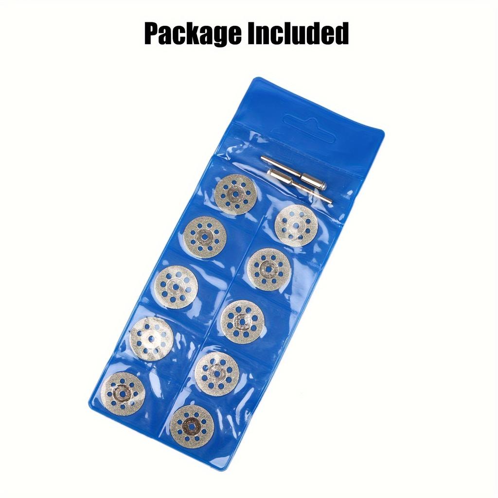 Diamond Cutting Disc Wheels Circular Saw Blade CutOff Rotary Tool Disk Mini Drill Mandrel Wood Stone Plastic Glass Sharp Cutter