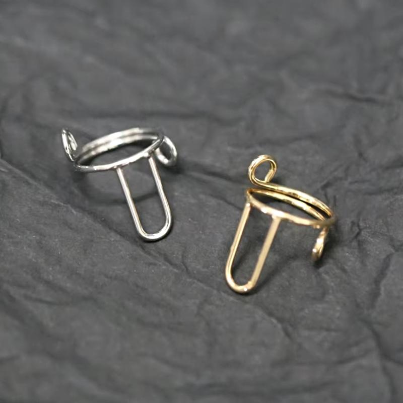 10 stk Metall Åpen Ring Falmer ikke Bruk Neglebasisringer Miljøvennlige Fingertuppringer Resirkulerbar Flerfarget