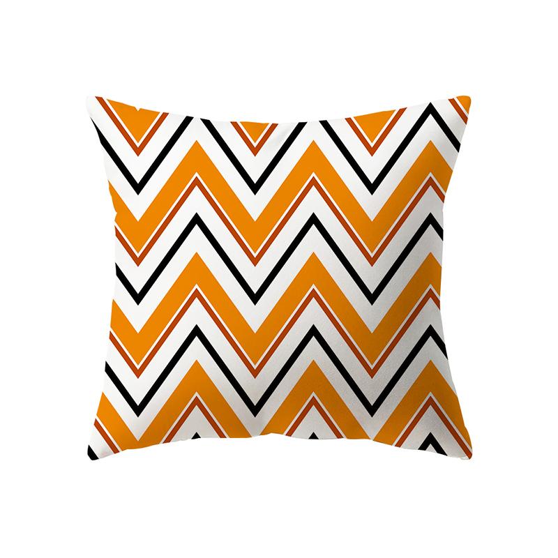 Devil Pumpkin Throw Pillow Cover Halloween Theme Throw Pillow Cover Sofa Chair Bed Cushion Cover Home Decor