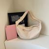 Women's Nylon Dumpling Shoulder Bag, Lightweight Lazy Style Crossbody Purse, Large Capacity Casual Commuter Handbag, Korean Version Relaxed Bag