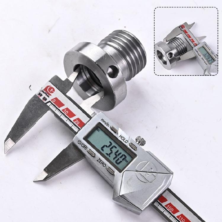 Wood Lathe Chuck Adapter Tool 33mm to 25mm Screw Thread Spindle for Woodworking Lathe Chuck Chuck Adapter Sleeve