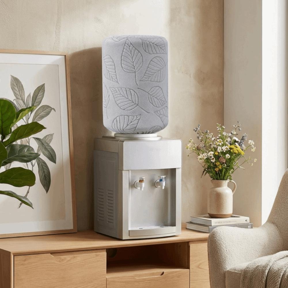 Highly Stretchy Water Dispenser Cover Solid Color Elastic Barrel Cover  Home Decor