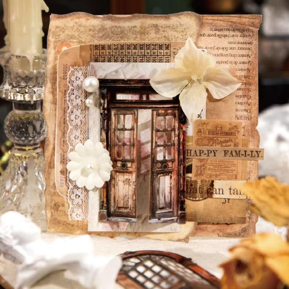 60 pcs Multifunctional Hard Card Stickers Multipurpose Decorative Stickers New DIY Handbook