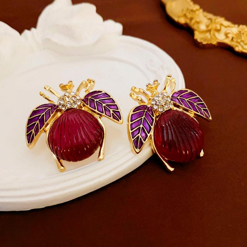 Винтажные средневековые серьги, серьги-пусеты со знаком зодиака дракона, модные серьги в китайском стиле ретро, серьги Гуочао.