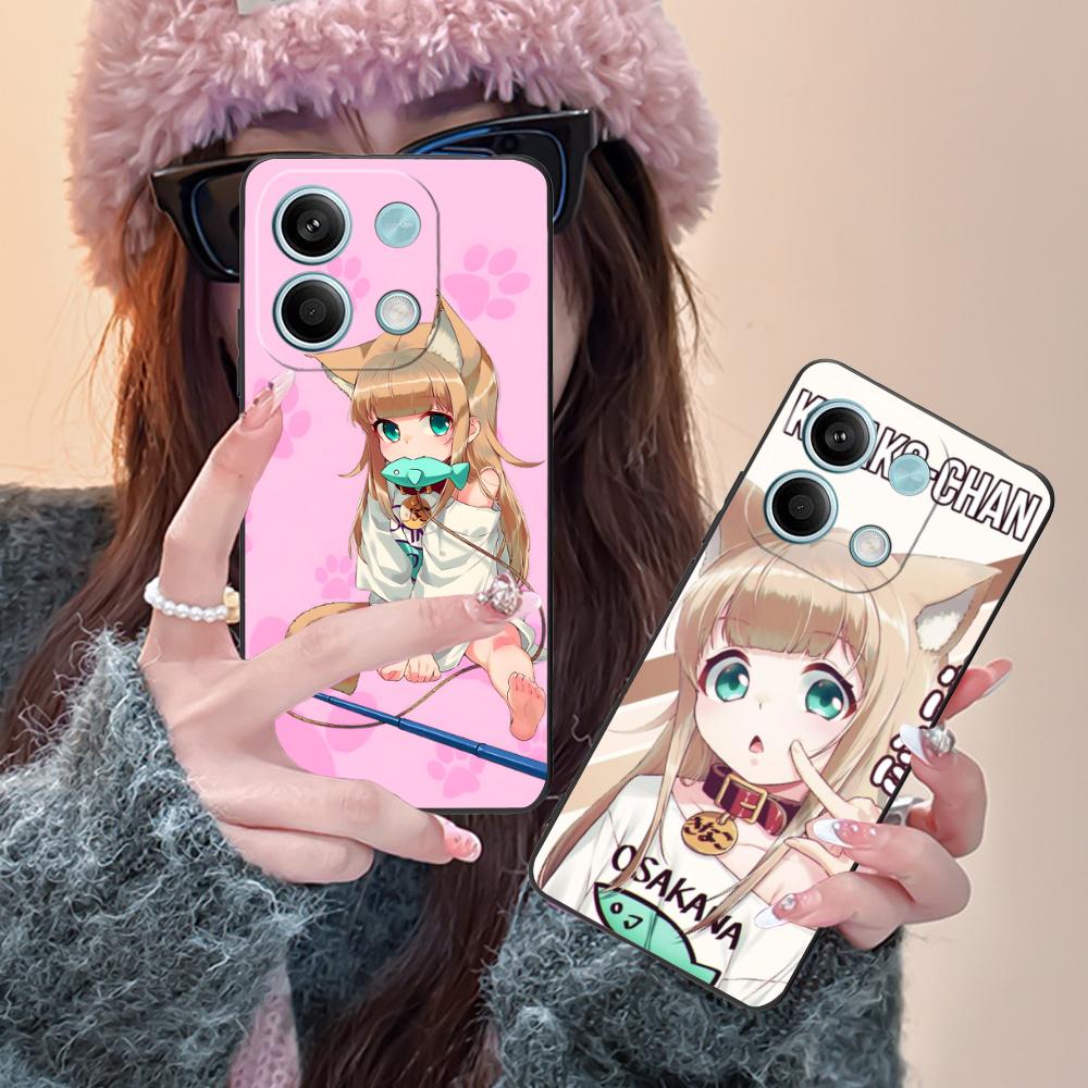 Anime Kinako Hara Mobile Phone Case for POCO F7 F6 F5 F4 F3 F2 Pro GT C75 C71 C65 C61 C40 Pro Ultra Colorful Printing Cover