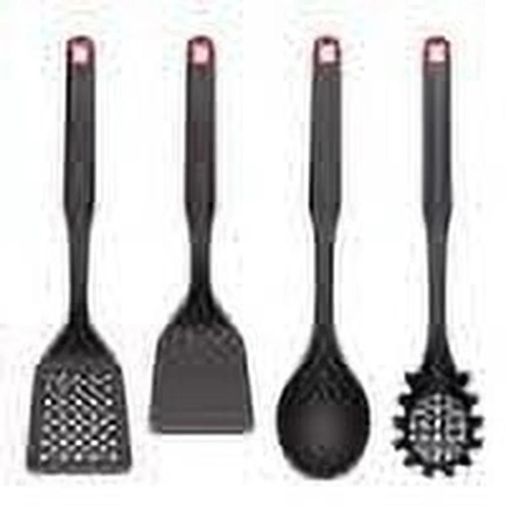 

Classic Set of 4 Black Nylon Kitchen Tools United States