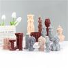 Nordic DIY Human Body Art Gypsum Home Decorate 3D Venus Goddess Soy Wax Candle Silicone Mold Make Roman Column Angel Soap Mould