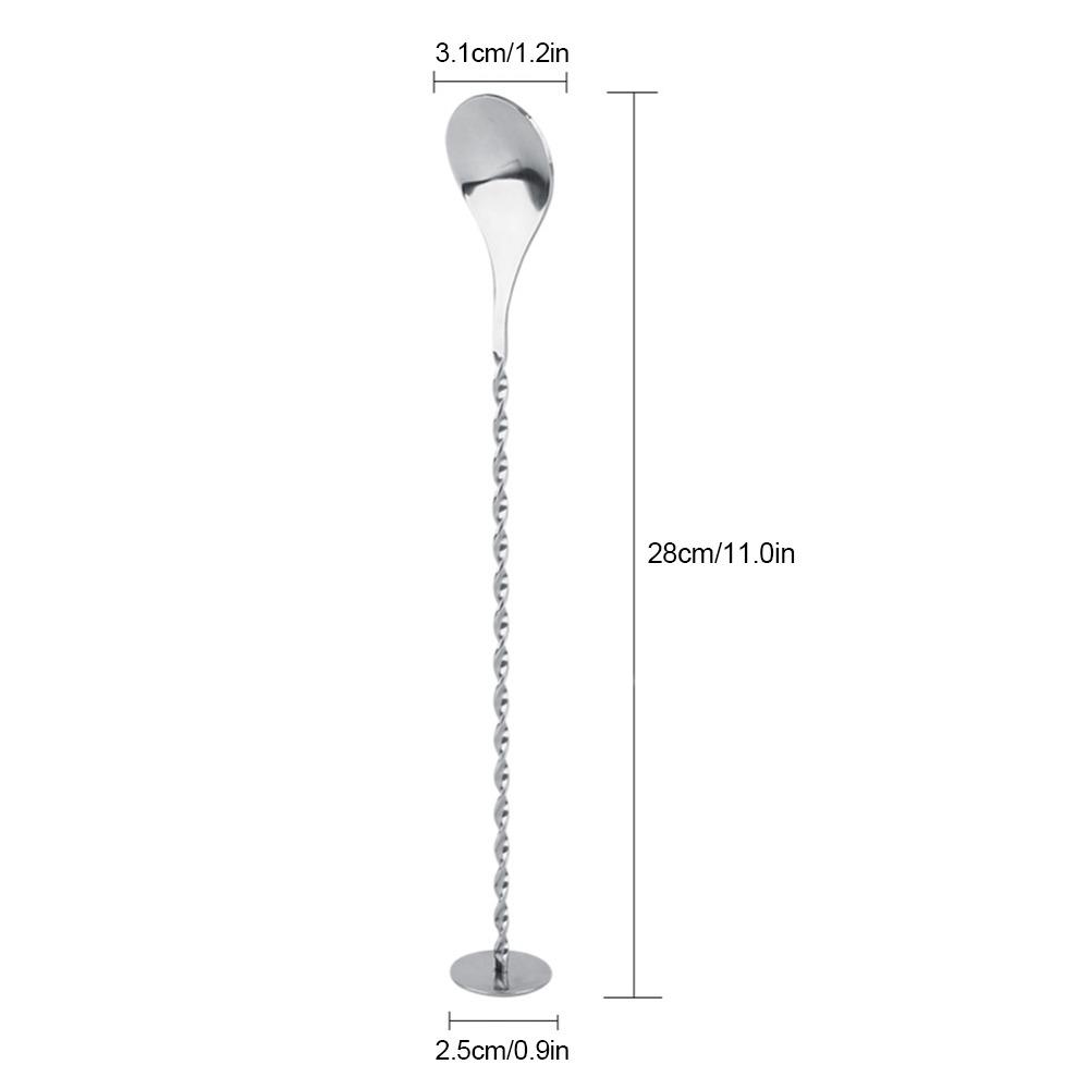 Spiral Handle Long Spoon Long Handle Cocktail Spoon Bartending Tool Bar Spoon  Bar