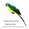 Small Parrot Foam Bird for Garden & Plant Decorations