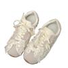 Fashion Hot Selling Thick-Soled 2025 Pearl Beaded Sweet Heart Casual Sports Shoes Women's Bowknot Ballet Flats Women Zapatillas De Mujer