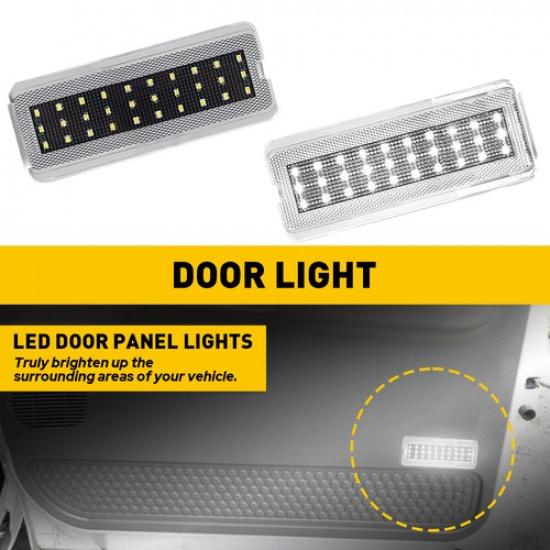 

Interior Door Panel Courtesy LED Lamp Light 1999-2007 For Ford F-450 Super Duty