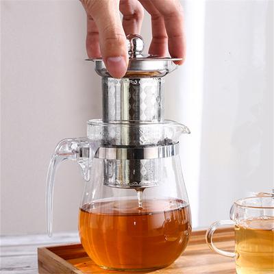 Tee-Ei aus Edelstahl 304, hochwertiges Teesieb mit Deckel, Teekanne, feinmaschiges Kaffeefilter, Tee-Zubehör
