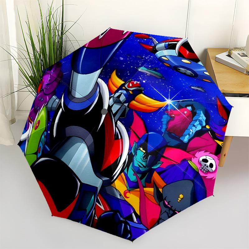 

Super Robot, Galaxy Heroes- Automatic Opening and Closing, 8-rib Structure Portable Umbrella, Suitable for Men and Women in All Seasons - Pe