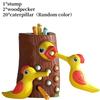 Baby Montessori Toddler Toy Magnetic Woodpecker Catching Worms Game Feeding