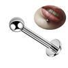 2/10/50/100PCS ASTM F136 G23Titanium Labret Lip stud earrings Piercing Body Jewelry Internally Threaded Ball nose nail