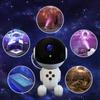 Robot Galaxy Projector Night Light Remote Control Nebula Projection Lights Bedroom Ambient Lighting