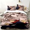 Set da 3 pezzi di Jujutsu Kaisen Perfetto per l'uso in camera da letto Comodo set letto include una copripiumino e due federe Ideale come regalo di compleanno o di Natale