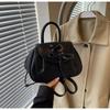 New trendy bow portable backpack versatile simple niche going out commuting travel women's bag