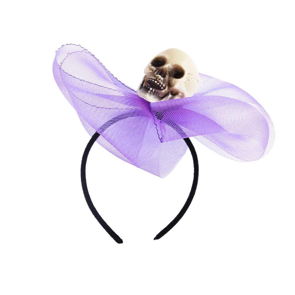 Plastic Skull Hair Hoop Ghost Spider Headband Cute Halloween Hairband  Festival Party