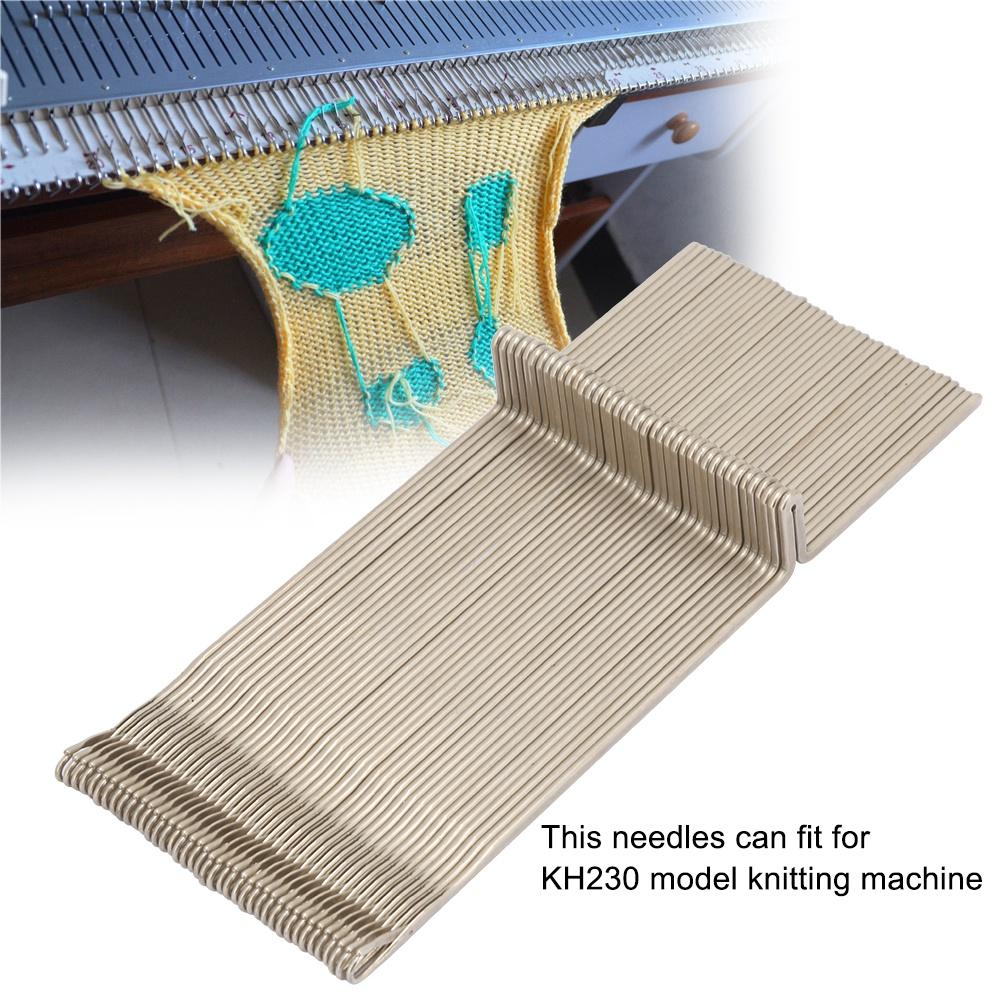 40Pcs Steel Knitting NaMachine Needles Wving Tool Wver Accessories Fit for KH230 14.2cm