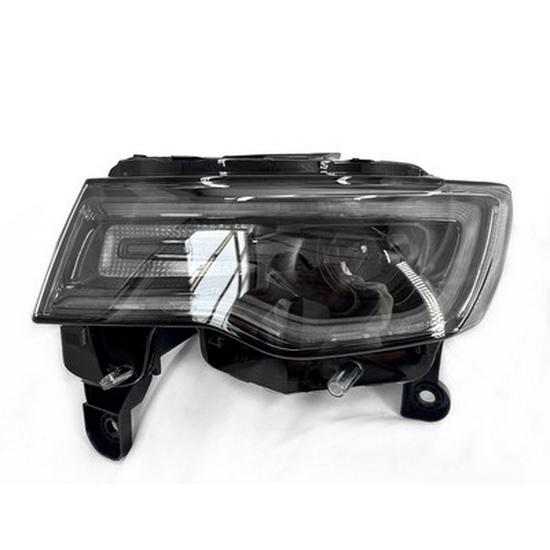 Fits 2014-2018 Jeep Grand Cherokee: OEM Headlight Half Assembly with Low Beam Lighting