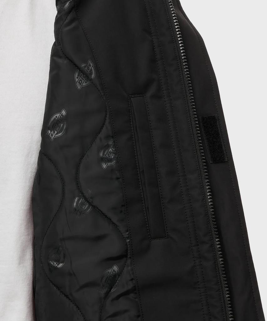 Dickies Cover Hip Hooded Padded Mix Media Jacket Black