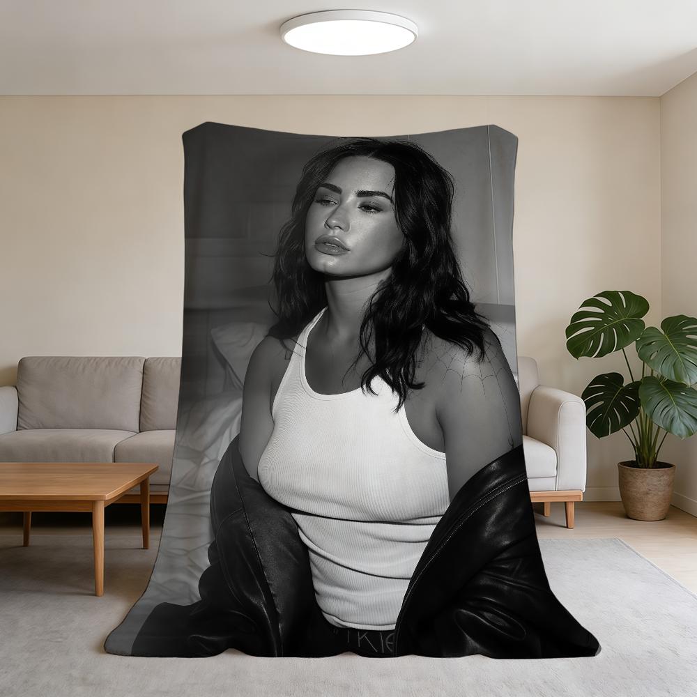 

Blanket D-Demi Super Warm Comfortable Plush Throw Blanket Singer Child Home Sofa Bedroom Lovato Gift 75x90cm