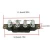 Convenient Piano Type Pushbutton Switch User Friendly Pushbutton Switch Metal Key Switch Perfect for Kitchen Appliances