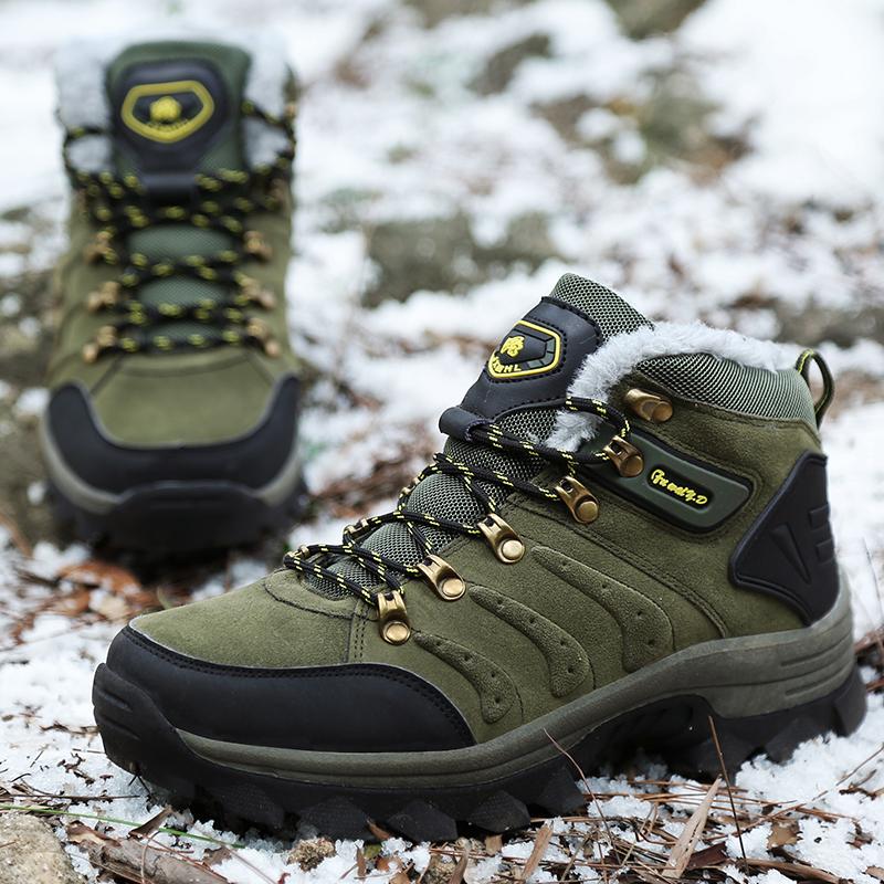 Мужские брендовые зимние ботинки для снега — фото 5