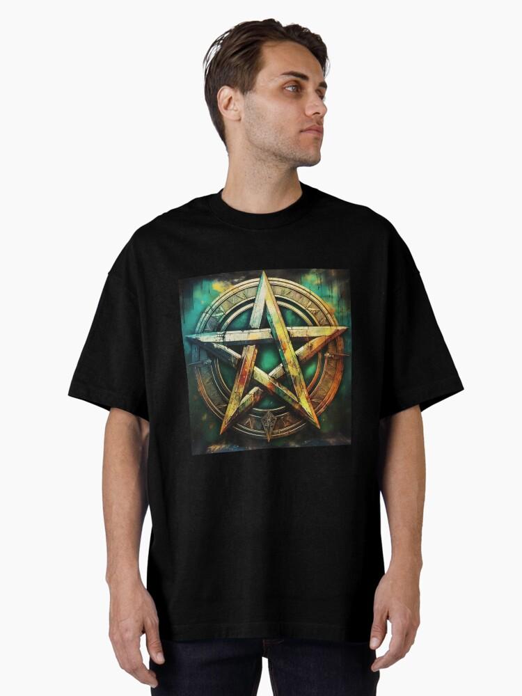 Pentangle Talisman Pentacle Pentangle Oversized T-Shirt