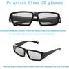 4 Pack Passive Circular Polarized RealD 3D Glasses for Cinema and Passive 3D TVs Projectors, Note: Does Not Work with Active 3D TVs Projectors
